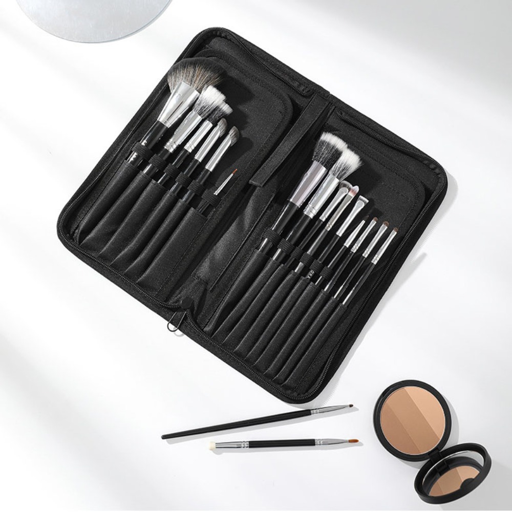 Case With Pencil Holder - Yüksek Kaliteli Taşınabilir Makyaj Fırça Çantası
