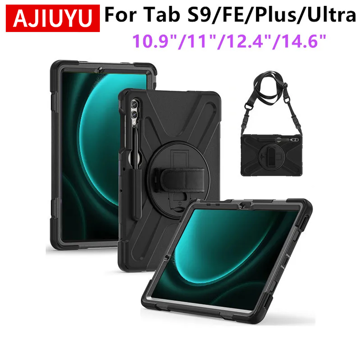 Samsung Tablet A9 Accessories - Ağır Darbeye Dayanıklı Kılıf Samsung Galaxy