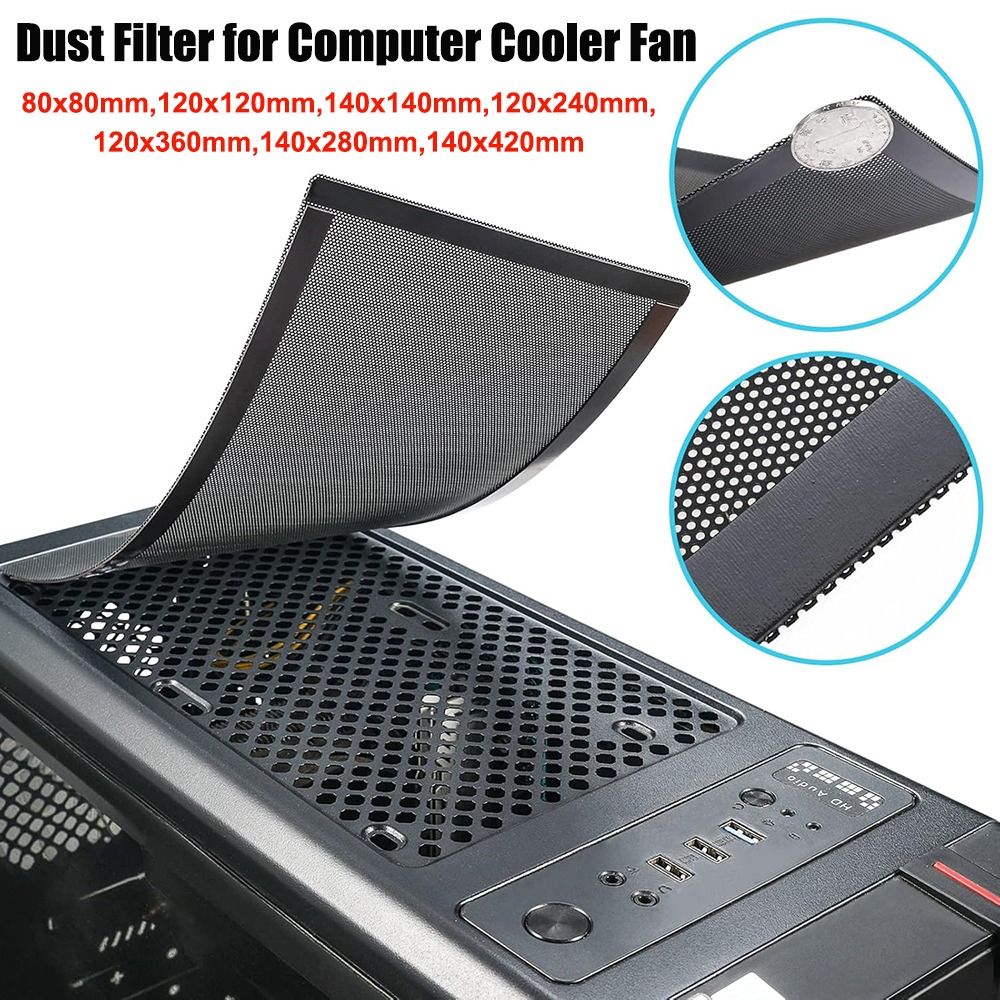 Tablet With All Accessories - Yeni PVC Toz Filtresi Kapağı Siyah