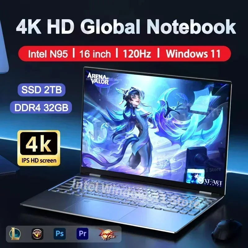 Windows Tablet Accessories - YENİ Dizüstü Bilgisayar Intel N95 4K
