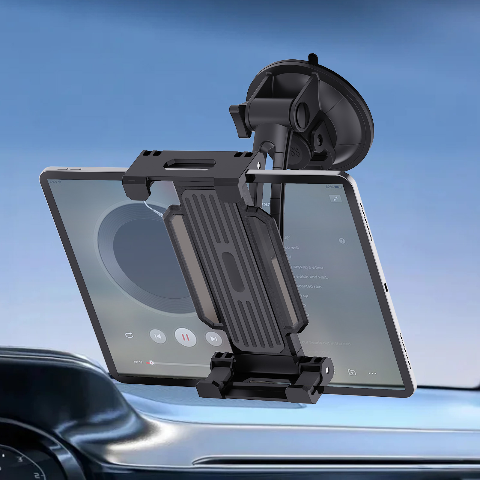 Trimble Tablet Accessories - Evrensel Araba Dashboard Ön Cam Montaj