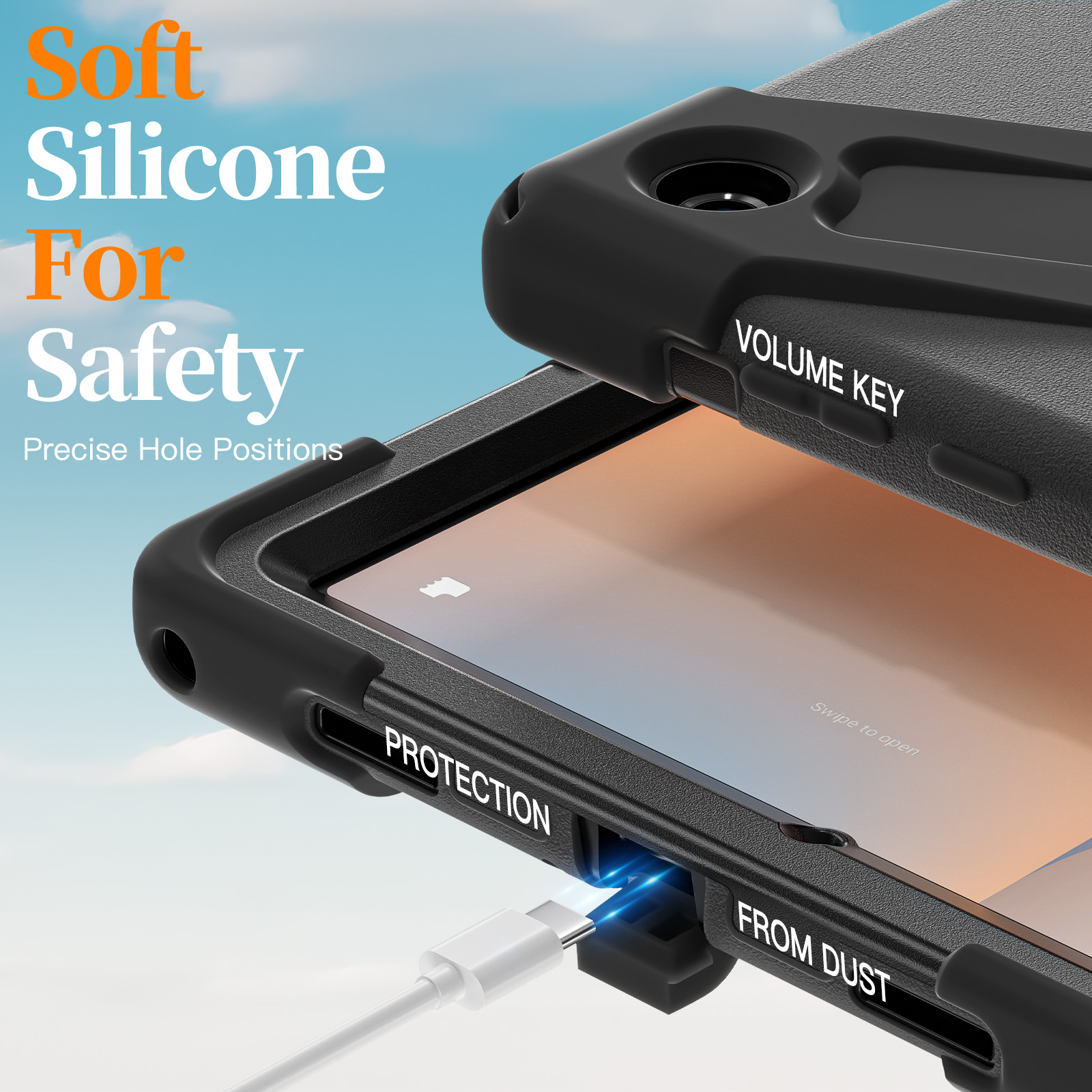 AJIUYU 360 °   Samsung Galaxy  - Samsung Tablet A9 Accessories incelemesi ve fiyatı