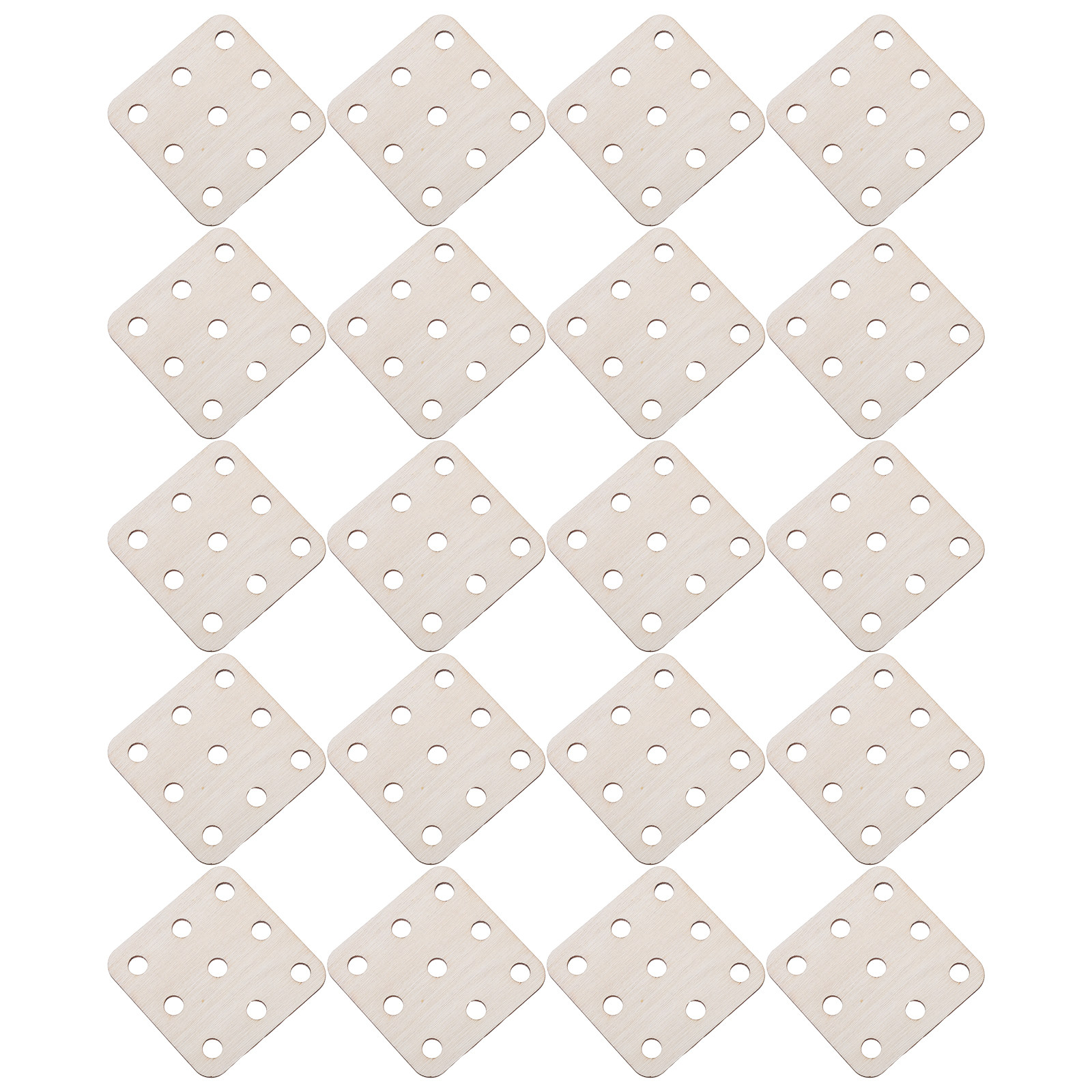 48 adet Ahşap Tablet Dokuma Ka - Tablet Weaving Accessories incelemesi ve fiyatı