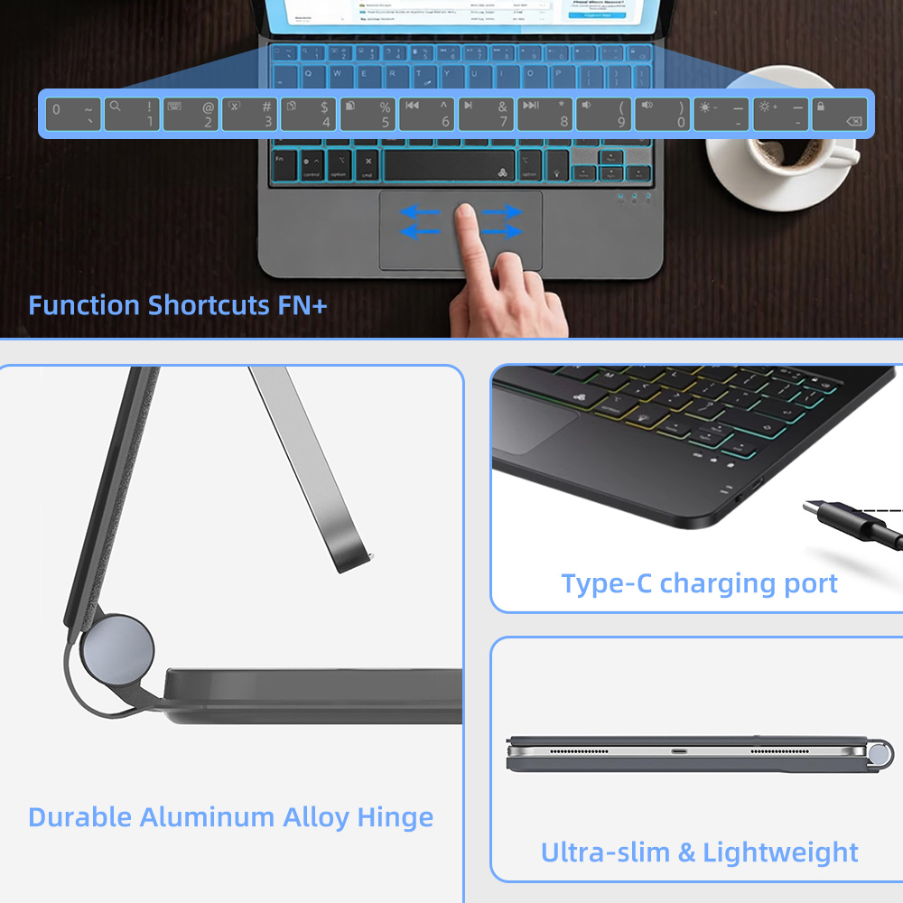 Kablosuz Arkadan Aydınlatmalı  - Ipad Cover Folio incelemesi ve fiyatı