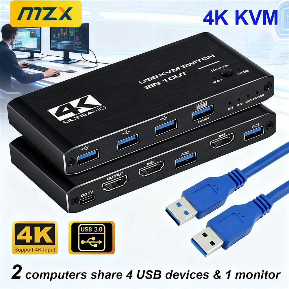 KVM Switch 4K 60Hz Switcher US - Tablet With All Accessories incelemesi ve fiyatı