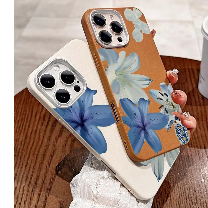 Şık Mavi Zambak Desenli Telefo - Xiaomi Redmi Note 13 incelemesi ve fiyatı